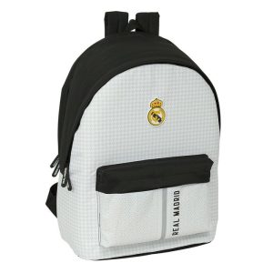 MOCHILA DOBLE PARA PORTATIL 15 6+USB REAL MADRID 1?EQ, 24/2