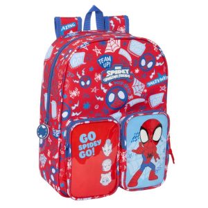 MOCHILA INFANTIL BOLSILLOS ADAPTABLE A CARRO SPIDEY RESCUE