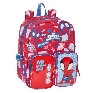 MOCHILA GUARDERIA BOLSILLOS ADAPTABLE A CARRO SPIDEY RESCUE