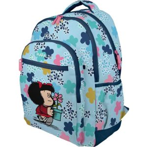 MOCHILA ESCOLAR JUVENIL RUBBER MAFALDA 24 LIVELY