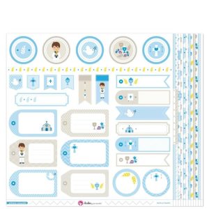 BLISTER 13 PAPEL SCRAPBOOKING PRIMERA COMUNION EL