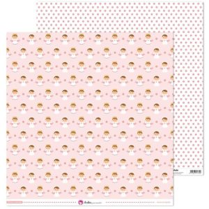 PACK5 PAPEL SCRAP 12X12 ANGEL COMUNION ELLA