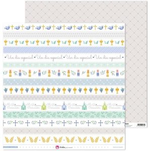 PACK5 LAMINAS TIRAS COMUNION 20 EL