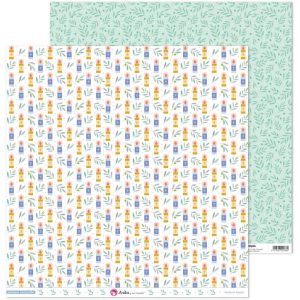 PACK5 PAPEL SCRAP 12X12 VELAS COMUNION 20 EL