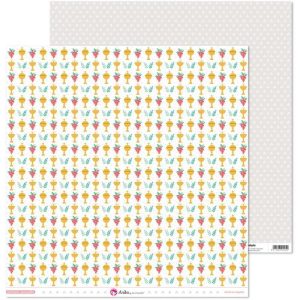 PACK5 PAPEL SCRAP 12X12 CALIZ COMUNION 20 ELLA