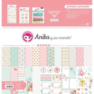 KIT SCRAP 1 COLECCION COMUNION ELLA 20