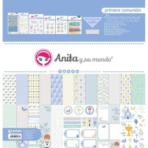 KIT MALETIN PRIMERA COMUNION 20 EL ANITA Y SU MUNDO