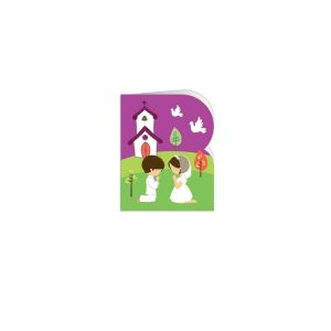 ETIQUETA COMUNION TROQUELADA 90 UNID 9