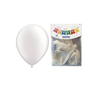 BLISTER 12 GLOBOS BLANCOS