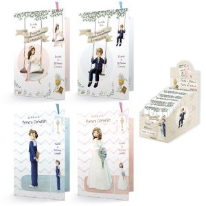 POSTAL + PUNTO LECTURA + BILLETERO COMUNION SURTIDOS 48UD