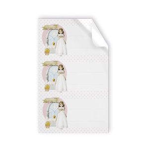 BLISTER 9 STICKERS COMUNION NI?A ALTAR