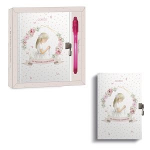 DIARIO COMUNION NI?A ORLA + BOLIGRAFO MAGICO