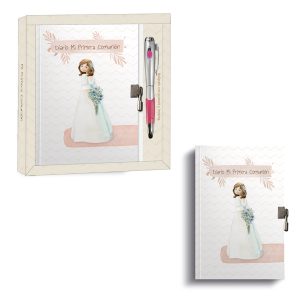 DIARIO COMUNION NI?A + BOLIGRAFO MULTIFUNCION