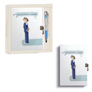 DIARIO COMUNION NI?O + BOLIGRAFO MULTIFUNCION