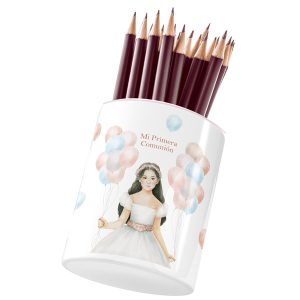 CUBILETE CERAMICA COMUNION NI?A GLOBOS