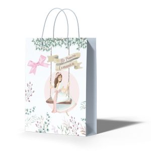 BOLSA MEDIANA LAZO COMUNION NI?A COLUMPIO