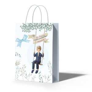 BOLSA MEDIANA LAZO COMUNION NI?O COLUMPIO