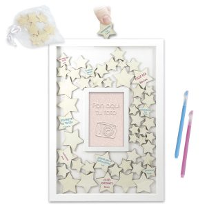 MARCO DESEOS CON ESTRELLAS + 2 BOLIGRAFOS