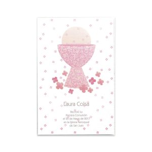 ESTAMPA COMUNION CALIZ ROSA BUSQUETS 25U