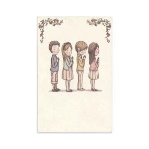 ESTAMPA COMUNION NI?OS REZANDO BUSQUETS 28U