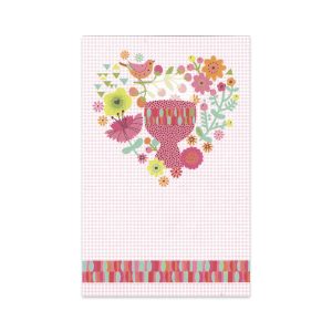 ESTAMPA COMUNION CALIZ ROSA SILUETA CORAZON BUSQUETS 25U