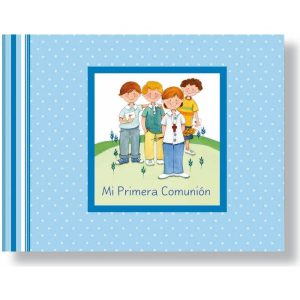 LIBRO COMUNION ELEGANCE APAISADO AZUL 21531