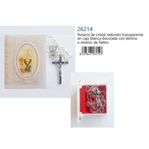 ROSARIO CRISTAL CAJA LIBRO