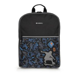 MOCHILA EXTRAESCOLAR BRAVE NEGRO