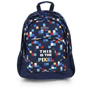 MOCHILA ESCOLAR TRIPLE CUBIK