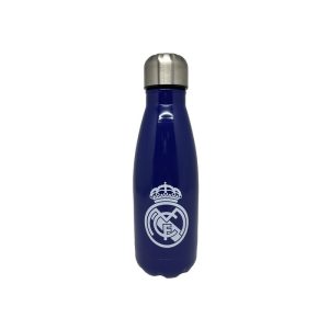 BOTELLA REAL MADRID AZUL DE ACERO 550 ML