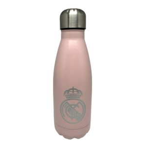 BOTELLA ROSA DE ACERO 550ML REAL MADRID