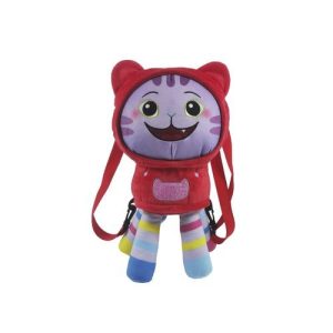 MOCHILA INFANTIL GABBY PELUCHE DJ CAPUCHA 38 CM