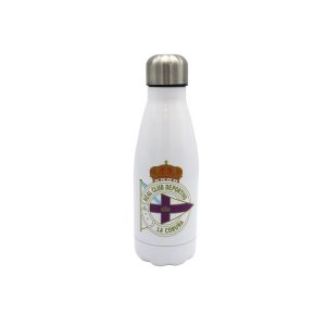 BOTELLA BLANCA DE ACERO 550ML DEPORTIVO DE LA CORU?A
