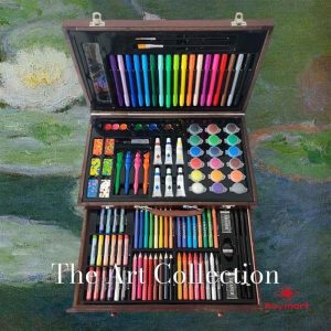 MALETA SET ART STUDIO MADERA LUXE 130 PIEZAS