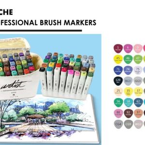 ROTULADORES CANVAS LUXE PROFESSIONAL BRUSH MARKER 40 COLORE
