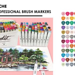 ROTULADORES CANVAS LUXE PROFESSIONAL BRUSH MARKER 60 COLORE