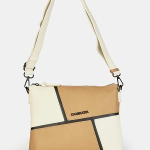 BOLSO BANDOLERA PLANO GRANDE TANGO CAMEL 26 X 21 CM