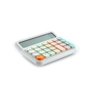 CALCULADORA SOBREMESA SOFT COLOR BLANCO 12 DIGITOS TECLA XL