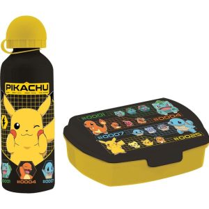 SET SANDWICHERA CON BOTELLA 500ML POKEMON
