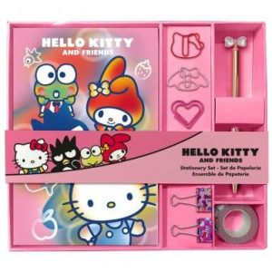 SET CUADERNO Y ACCESORIOS HELLO KITTY & FRIENDS