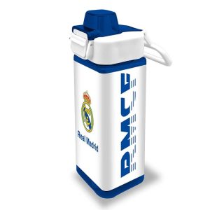 BOTELLA PP CUADRADA 500ML REAL MADRID