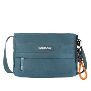 BOLSO BANDOLERA ELLEN AZUL 8X25X18