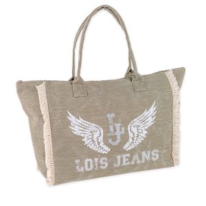 BOLSO CAPAZO PLAYA GALWEY KAKI 16X59X35