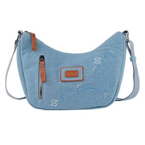 BOLSO BANDOLERA CINCINNATI AZUL 10X28X20