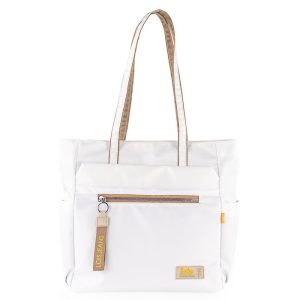 BOLSO SHOPPER AYLMER BLANCO 13X37X30