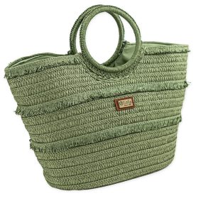 BOLSO CAPAZO PLAYA MAUI VERDE 17X50X30
