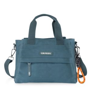BOLSO DE MANO/BANDOLERA ELLEN AZUL 14X29X23