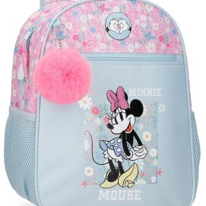 MOCHILA INFANTIL ESCOLAR MINNIE HAPPY 33CM