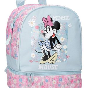 MOCHILA INFANITL MINNIE HAPPY 28CM CON PORTAMERIENDA