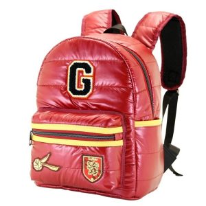 MOCHILA FASHION PADDING HARRY POTTER ACOLCHADA ROJA G